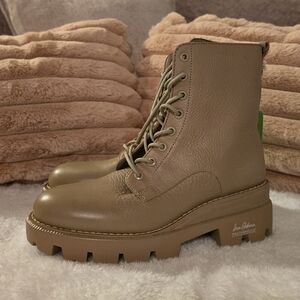Sam Edelman Taupe Combat Boots